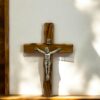 Handcrafted Olive Wood Crucifix from Bethlehem